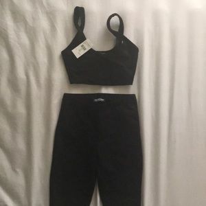 2 Piece Biker Short Set